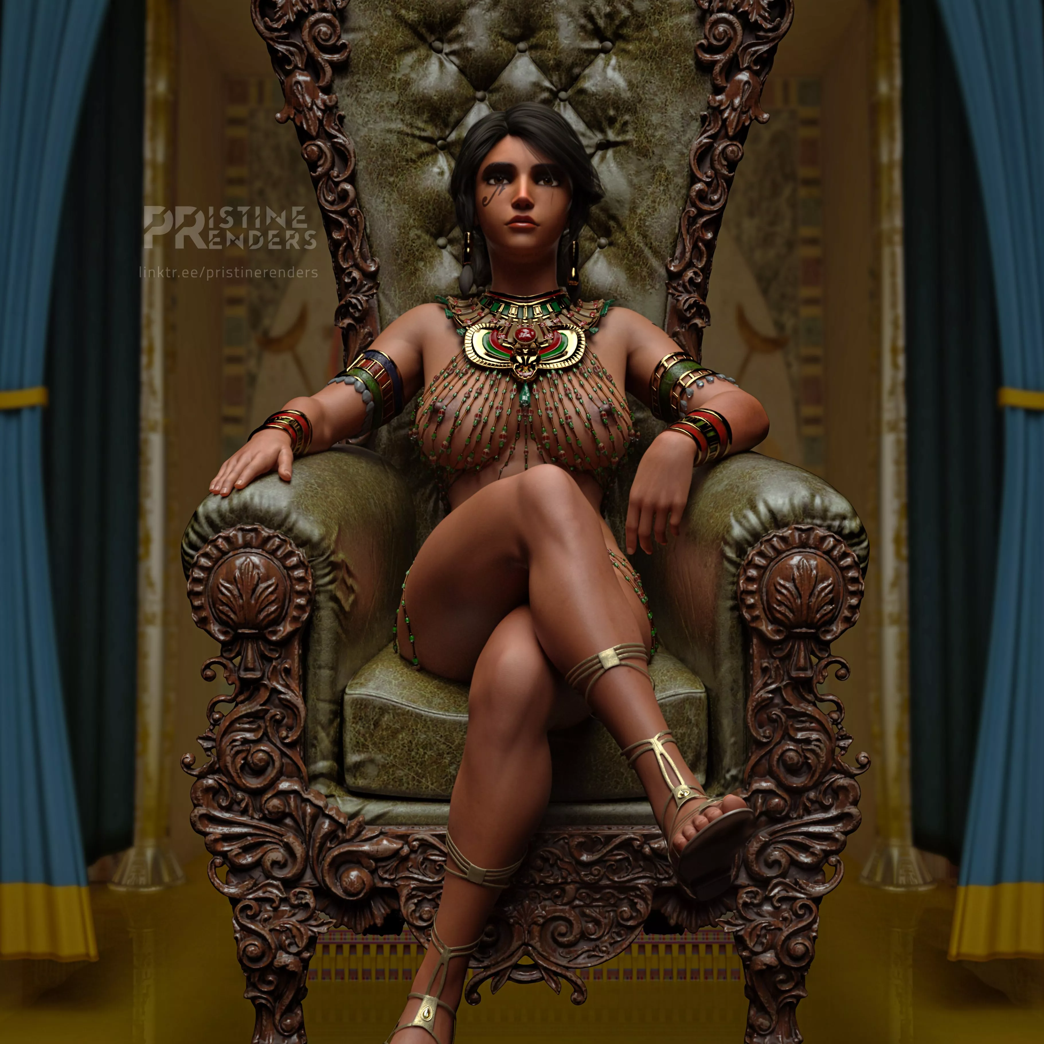 Queen Pharah Pristinerenders Nudes By Kuro Oji