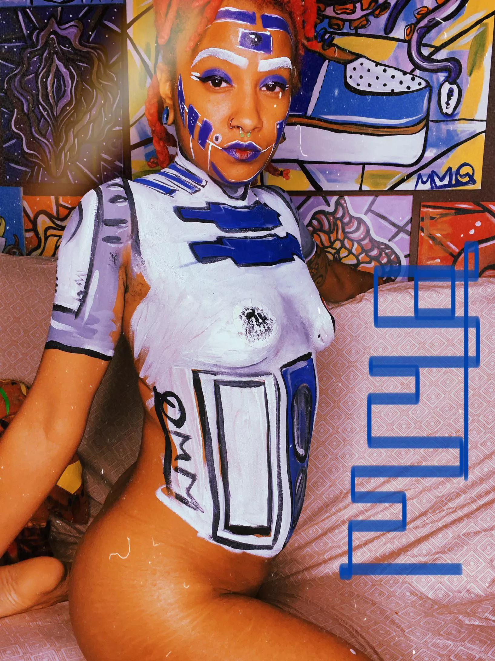 [R2-D2] self bodypaint