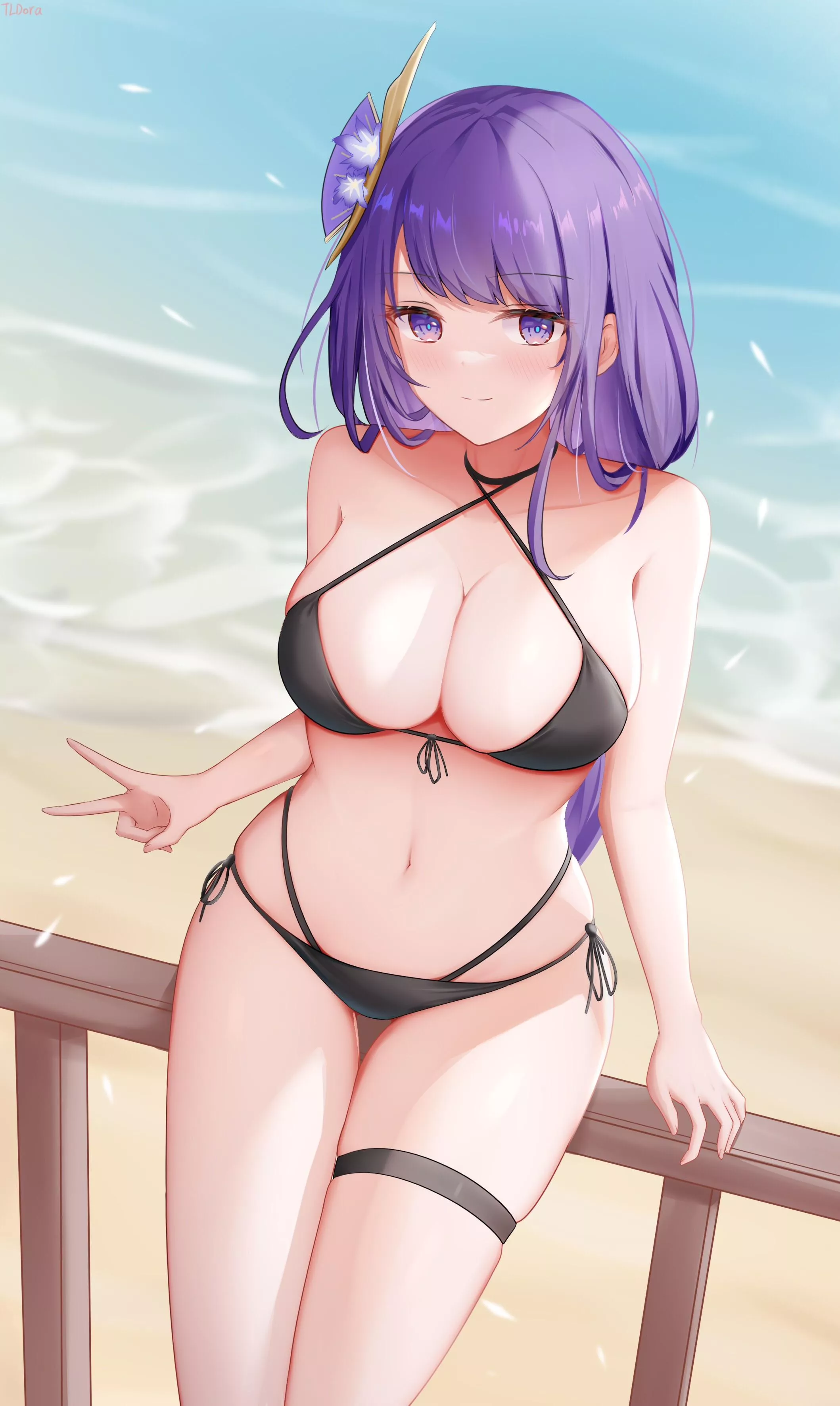 Raiden’s Beach Day [Genshin Impact]