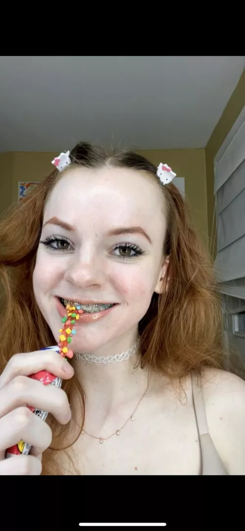Rainbow candy to match my braces ❤️