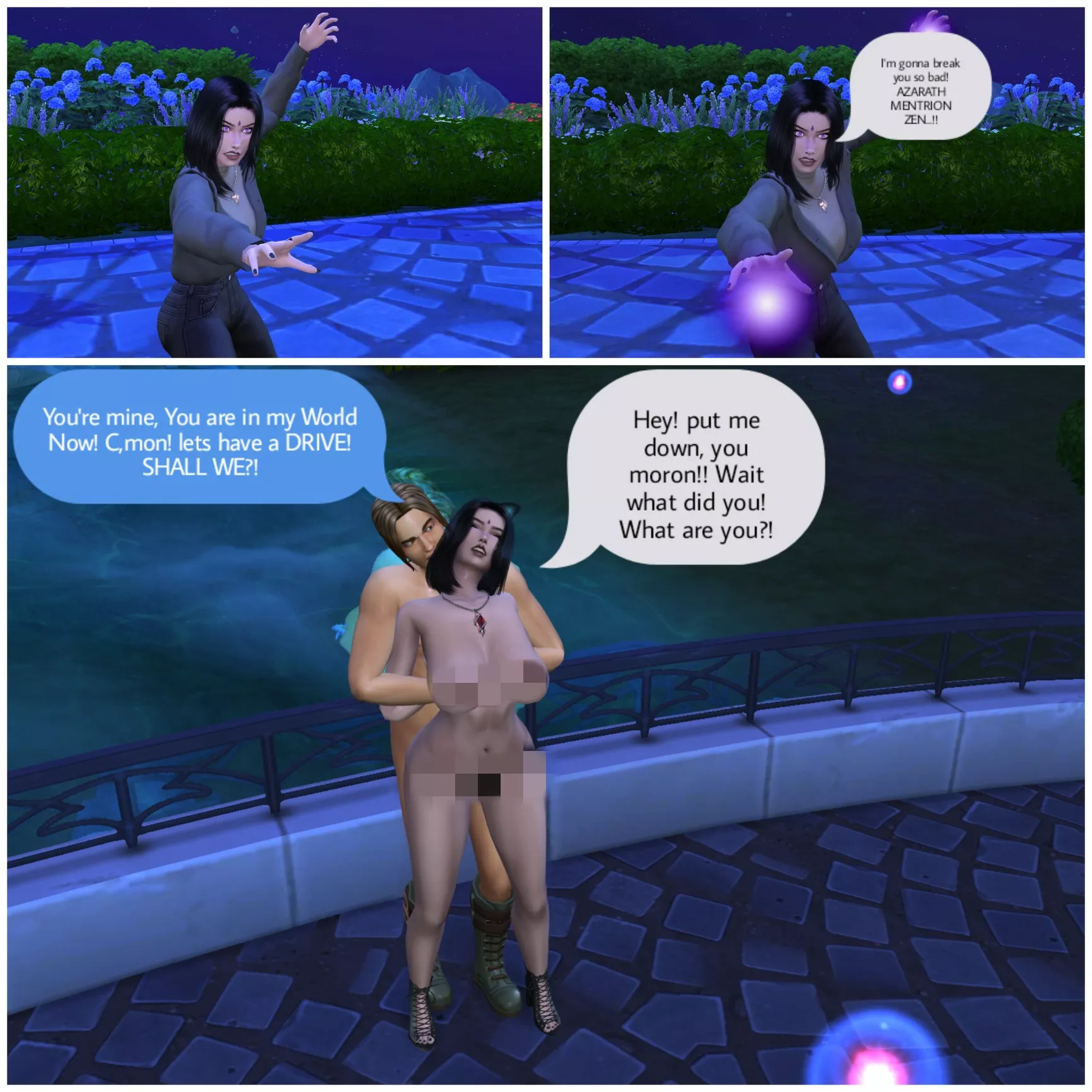 Raven calls you in trouble! (LadyLega6)