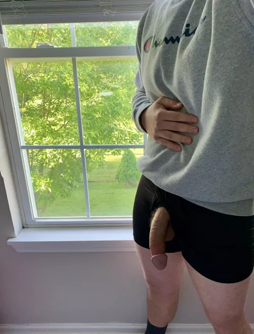 Really hoping a neighbor sees me.