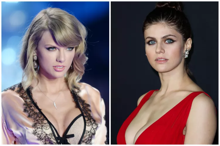 Really need some help for Taylor Swift and Alexandra Daddario, they make me way too horny