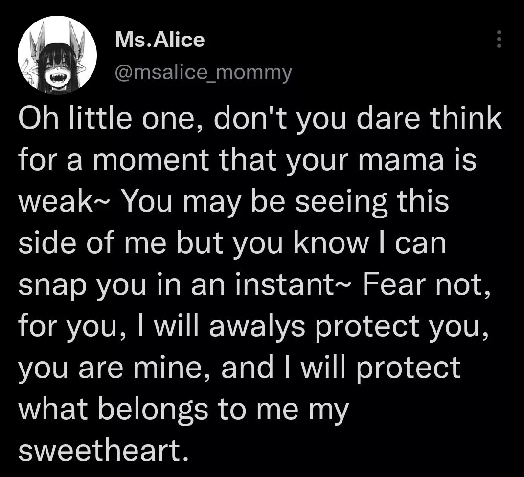 remember we're not weak~ Enjoy my tweet;p