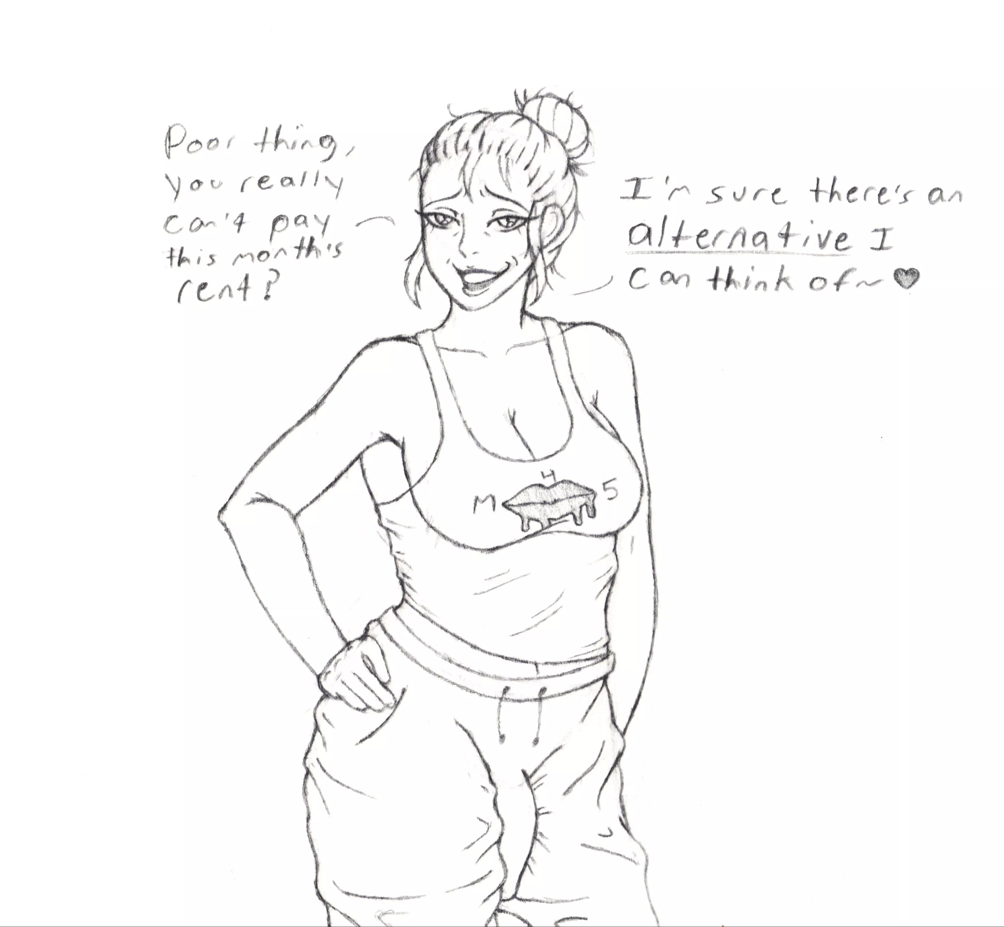 Rent's due [art by me]