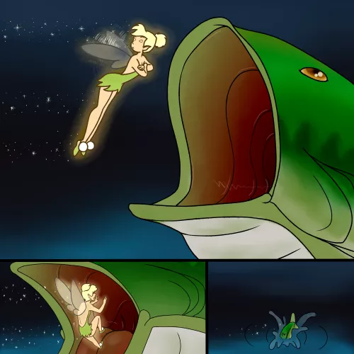 {Request} Fairies Eaten By Birds Or Fish (Sillydraco)