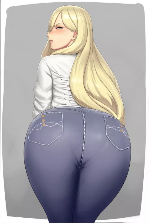 Richelieu posing her ass
