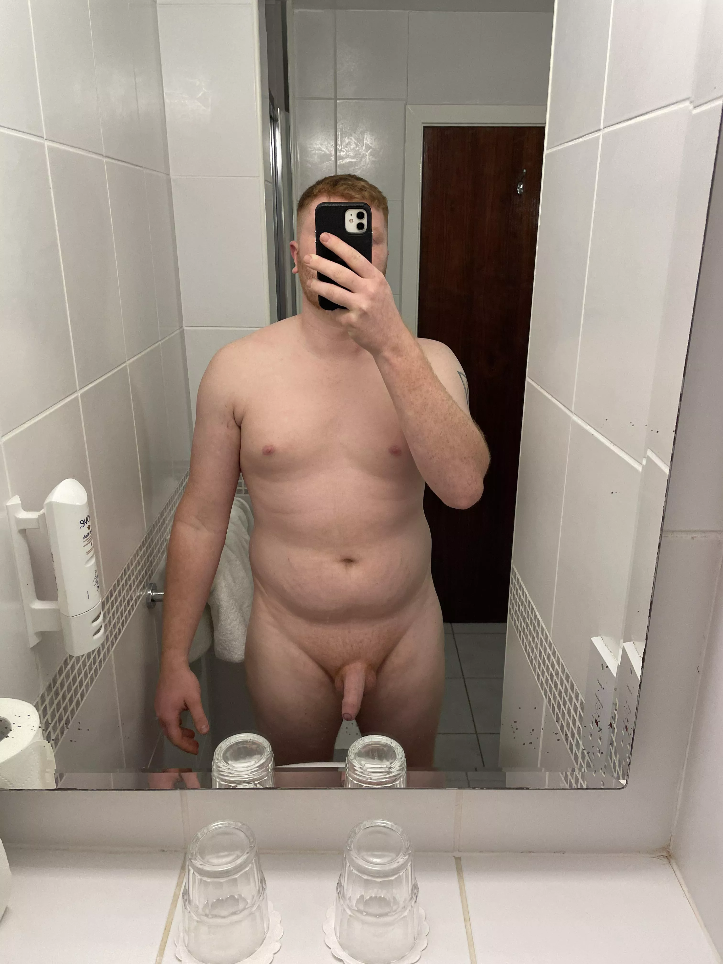 Right before a shower!!