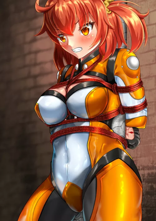 Ritsuka Caught In Combat Shibari (Dorachan R) [Fate]