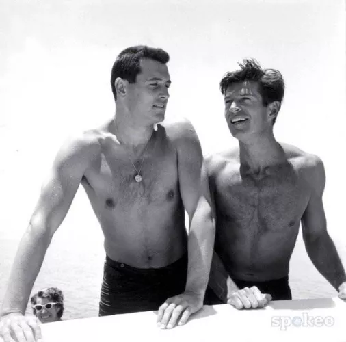 “Rock Hudson & George Nader” …