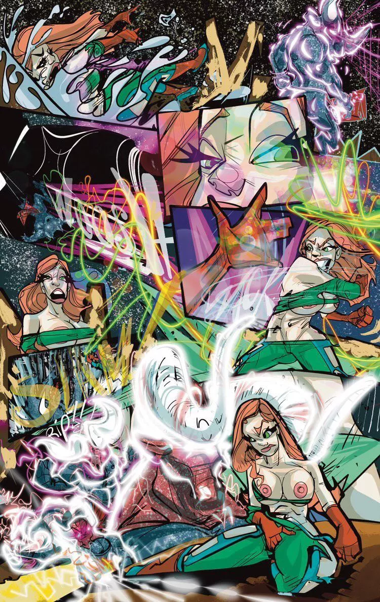 Roobix #1 - page from the erotic space opera