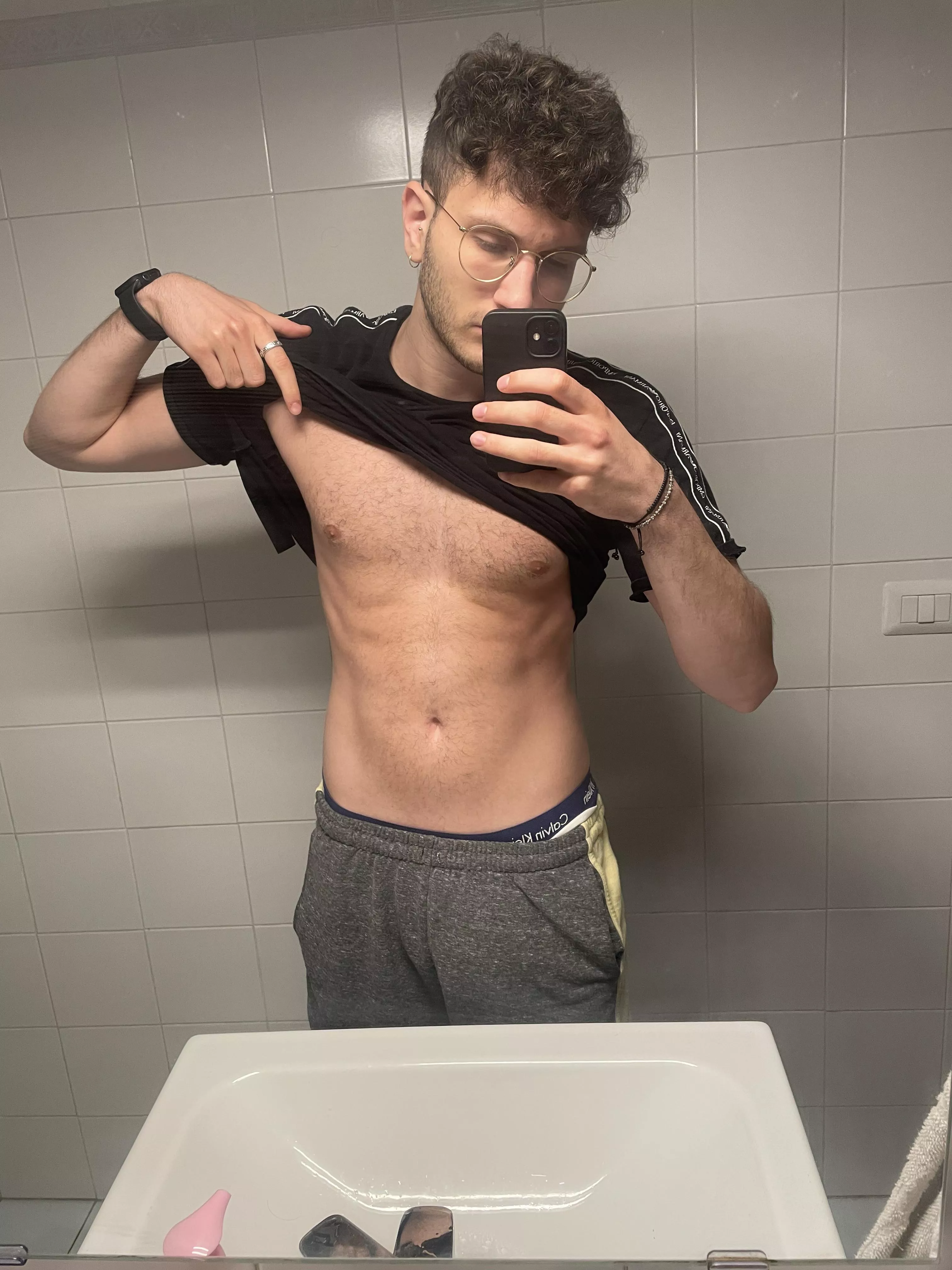 Sad because I’ve no abs