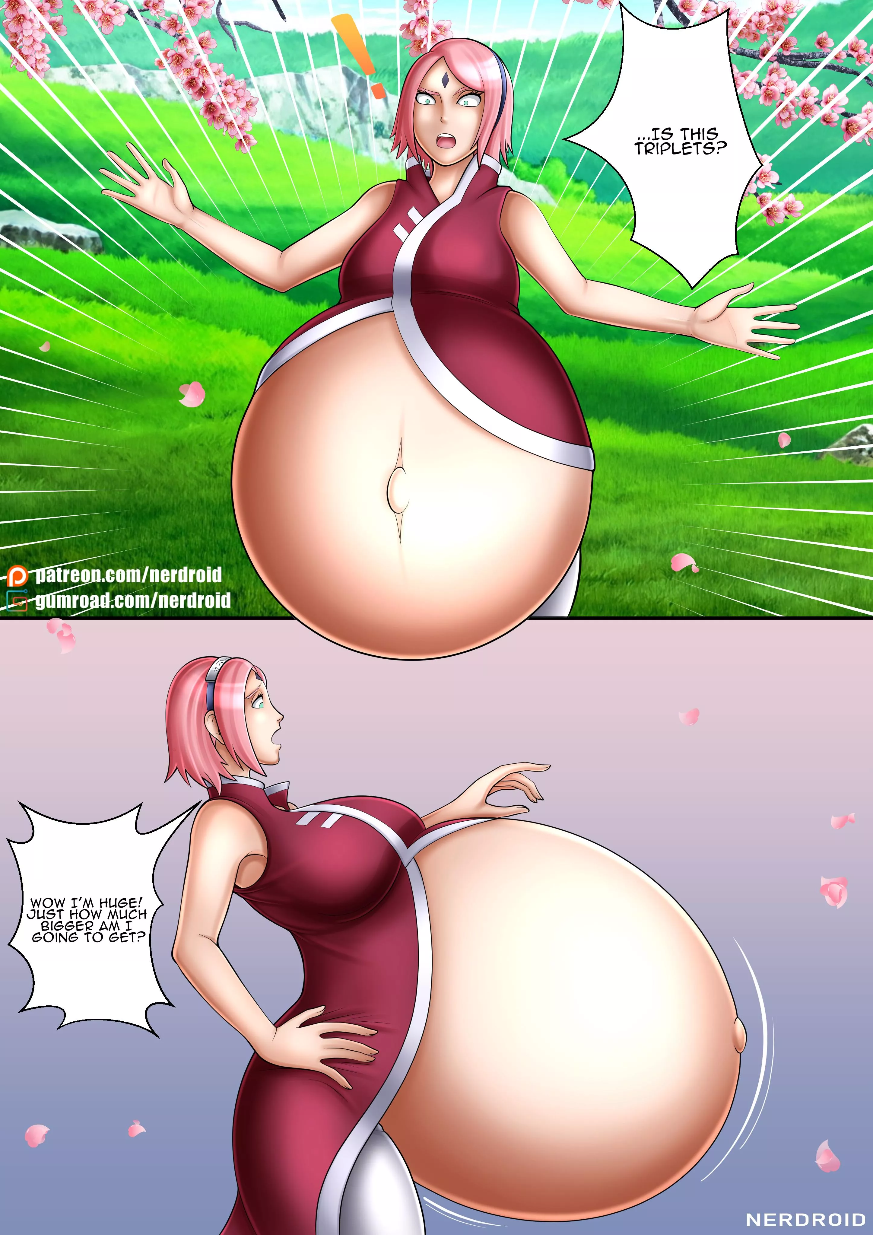 Sakura's pregnancy jutsu - Part 3 - Commission made by me(NerDroid)