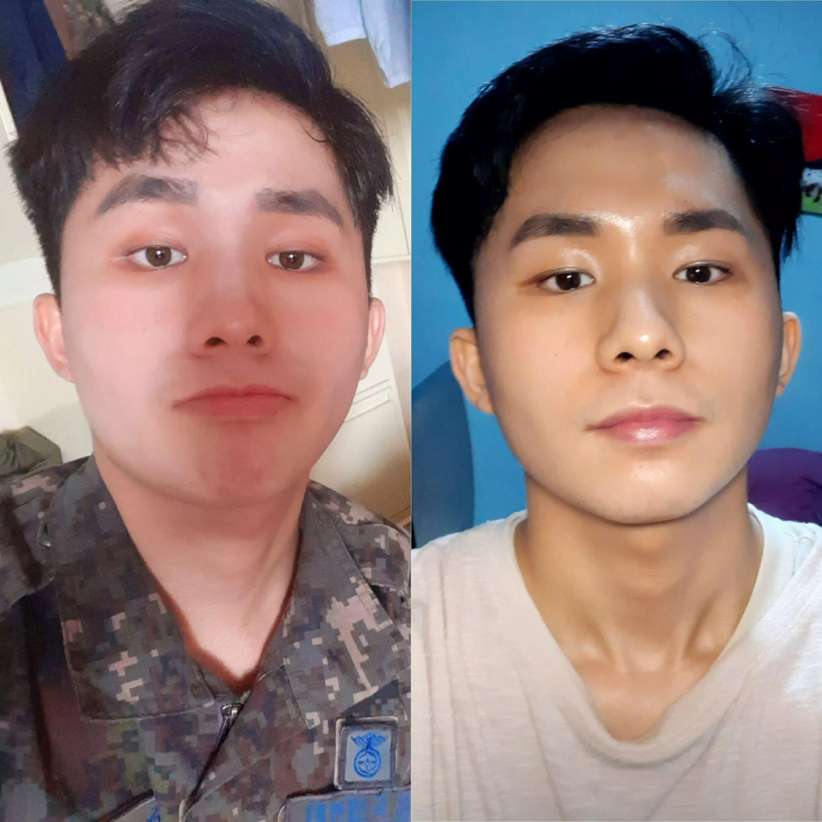 same hair, 8 years apart oop same hair, 8 years apart oop