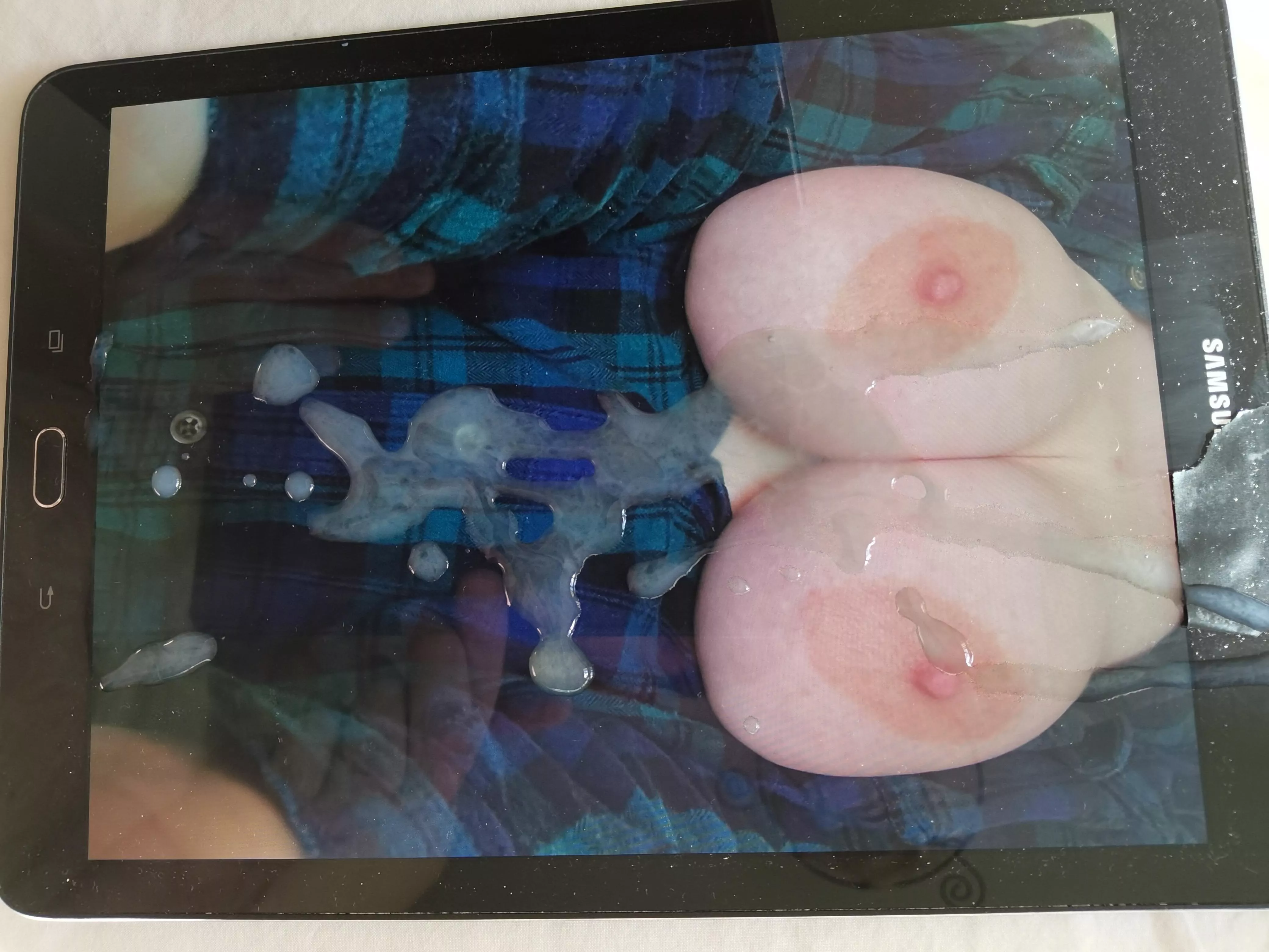 Sam's tits met a sticky end.