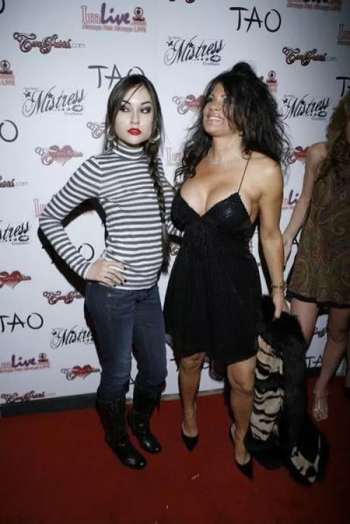 Sasha at an event...