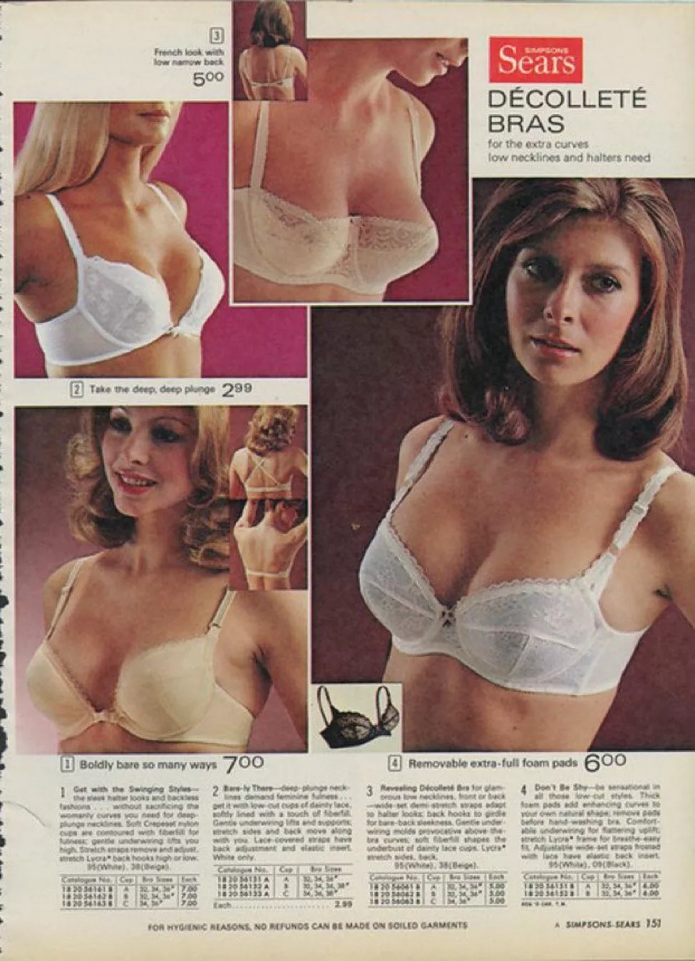 Sears lingerie catalog from 1972. This was just as good as Playboy back in the day.