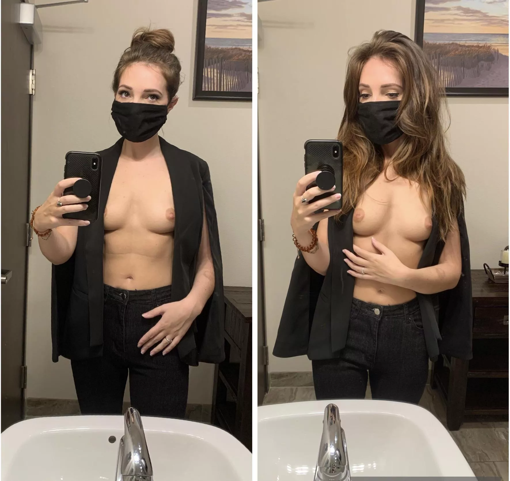 Seducing my work crush.. hair up or down?