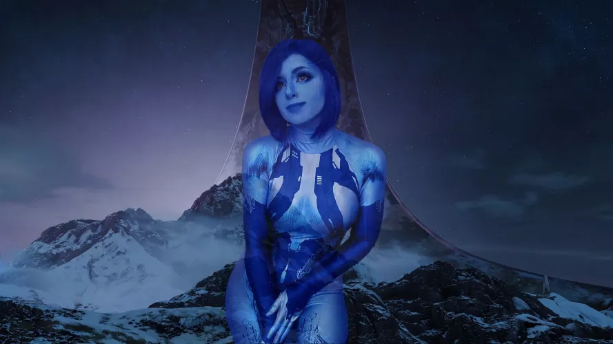[Self] PrimroseFawn as Cortana from Halo Infinite