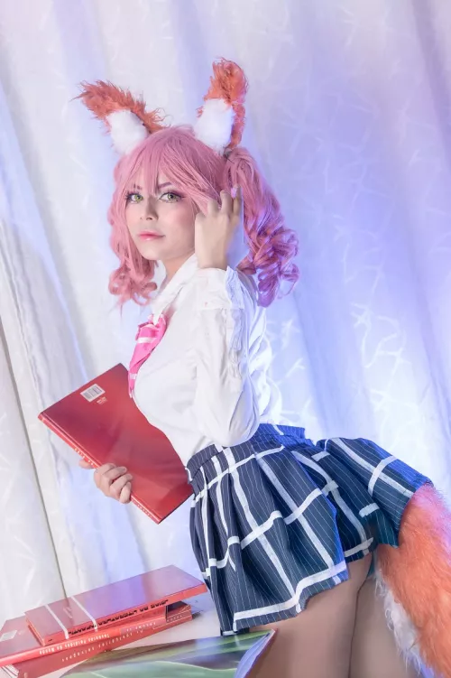 [Self] Tamamo School Ver. by Nooneenonicos
