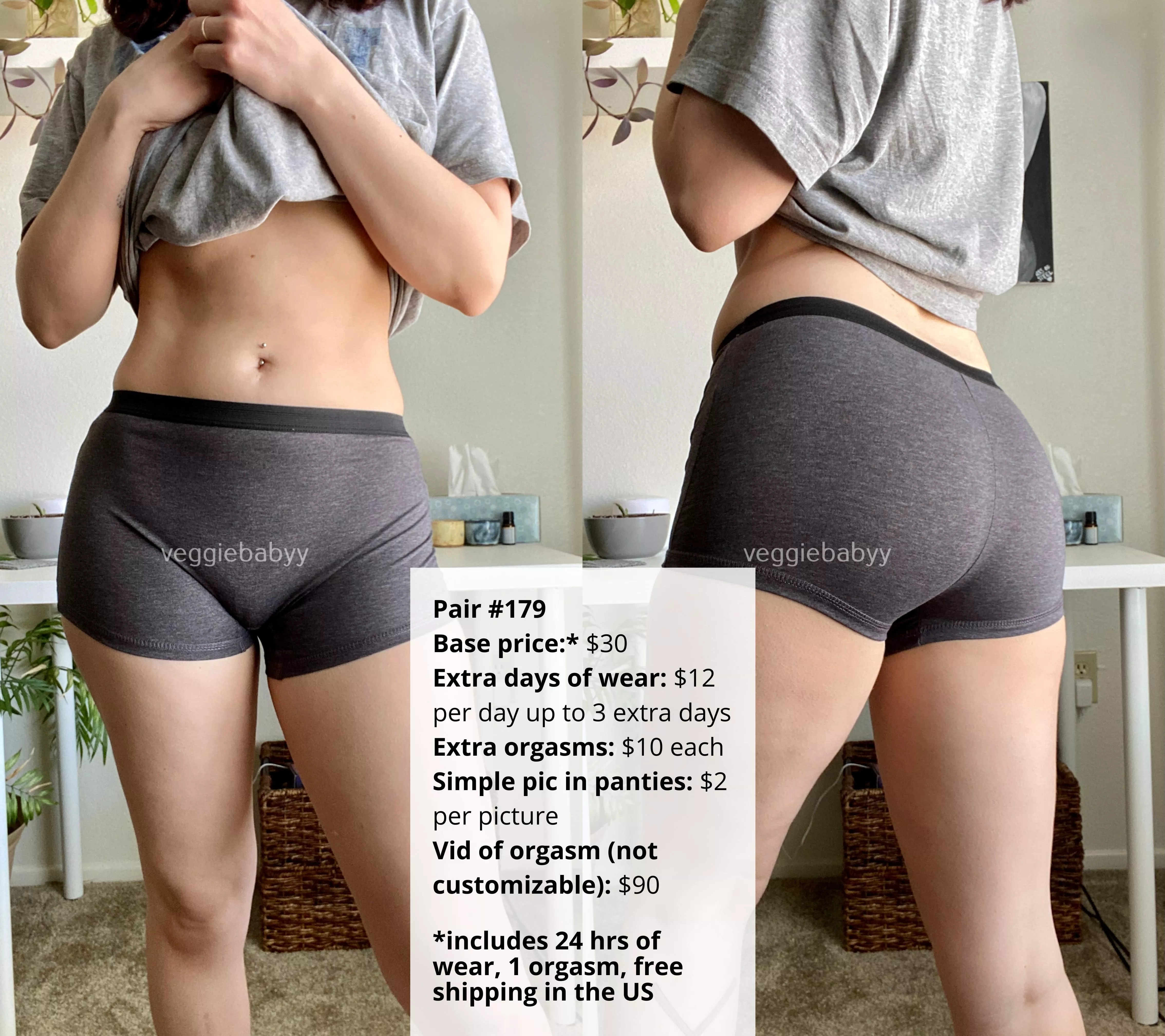 [Selling][US] my panty drawer has pics of me wearing each pair I have available!