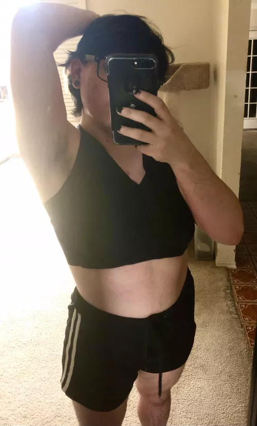 [selling][US] This workout set for extra during yoga today. $30 per piece or $50 for both 🖤