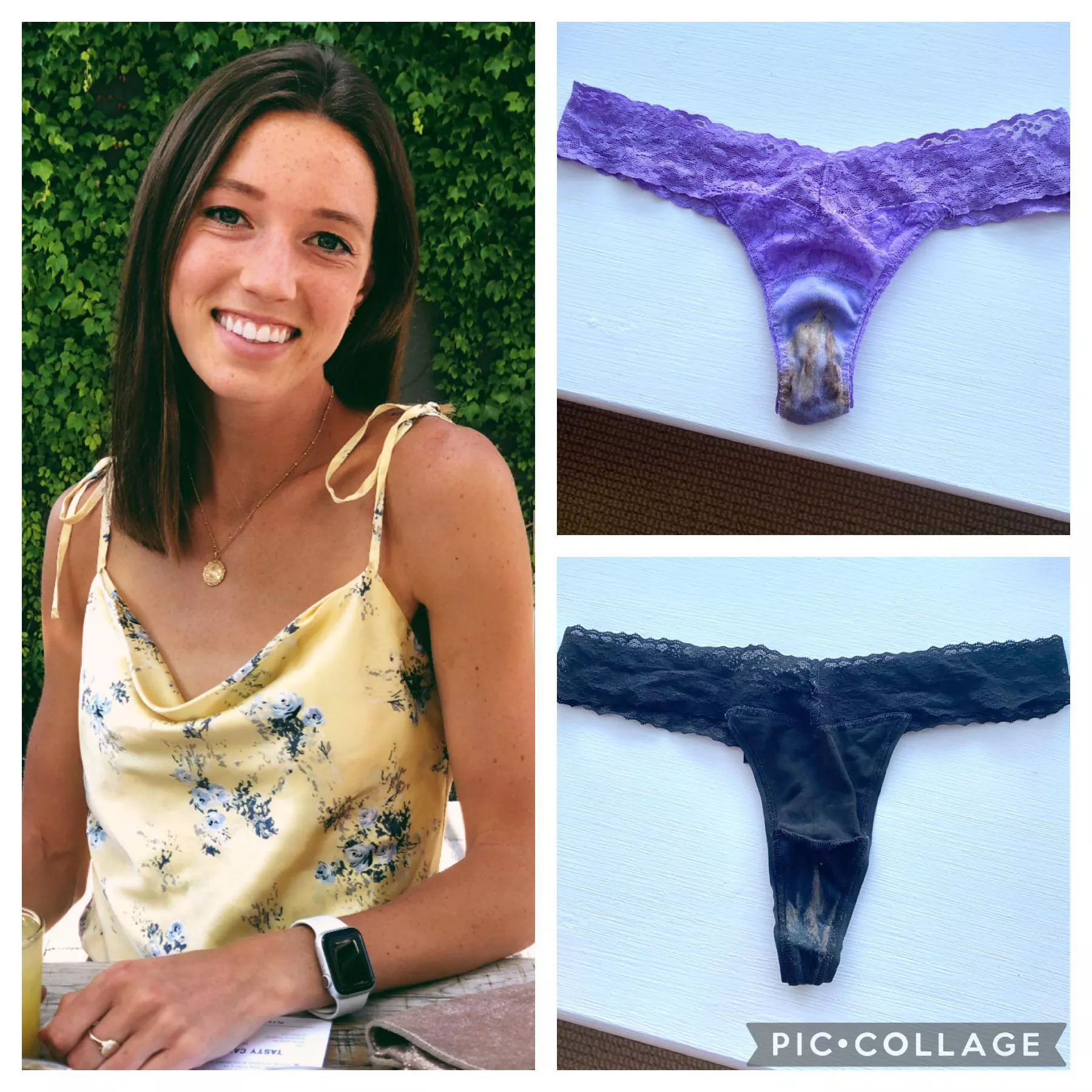 Sexy girl, dirty panties 😋