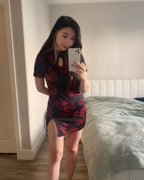 sexy in traditional qipao