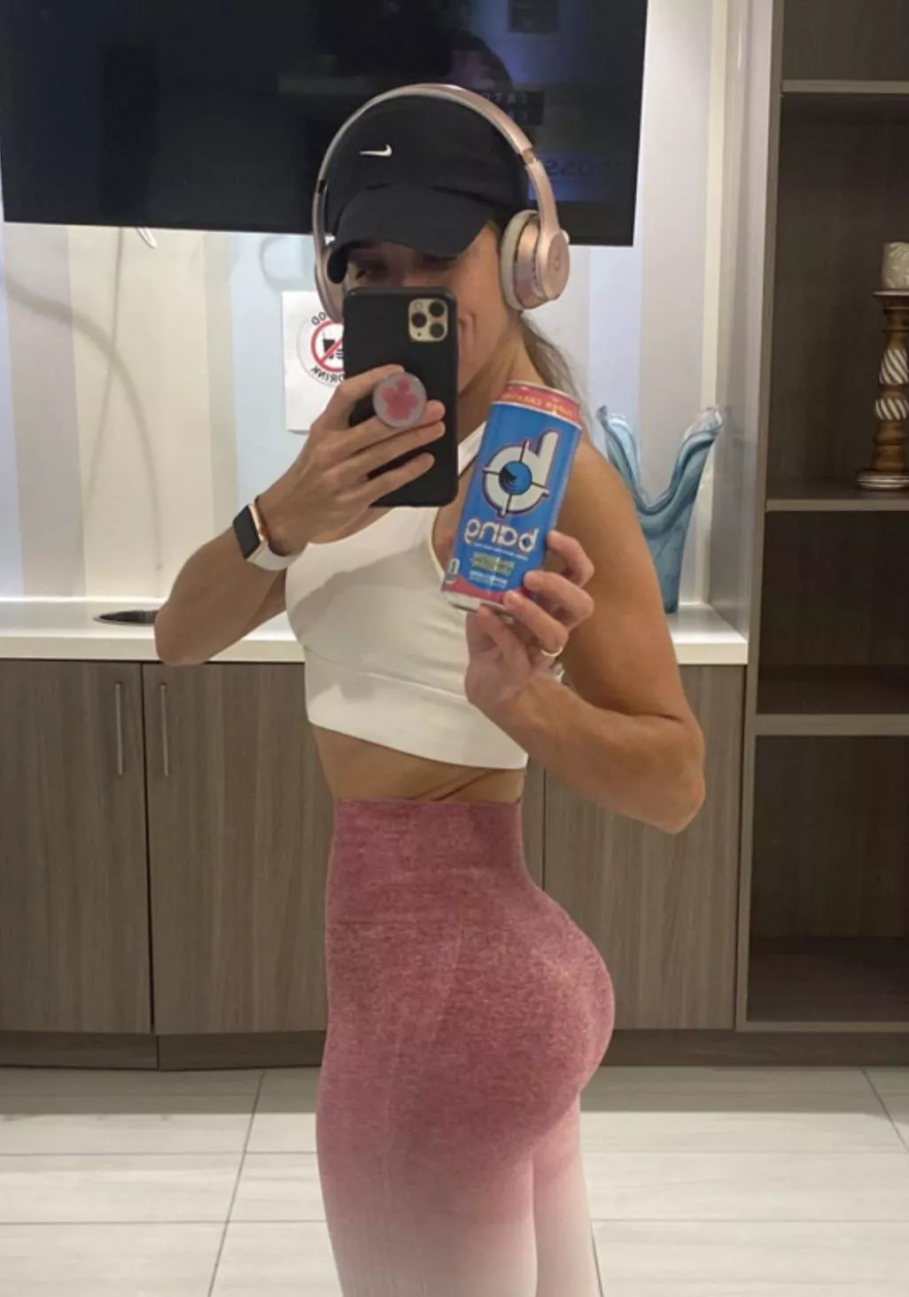 She has a nice round 🍑