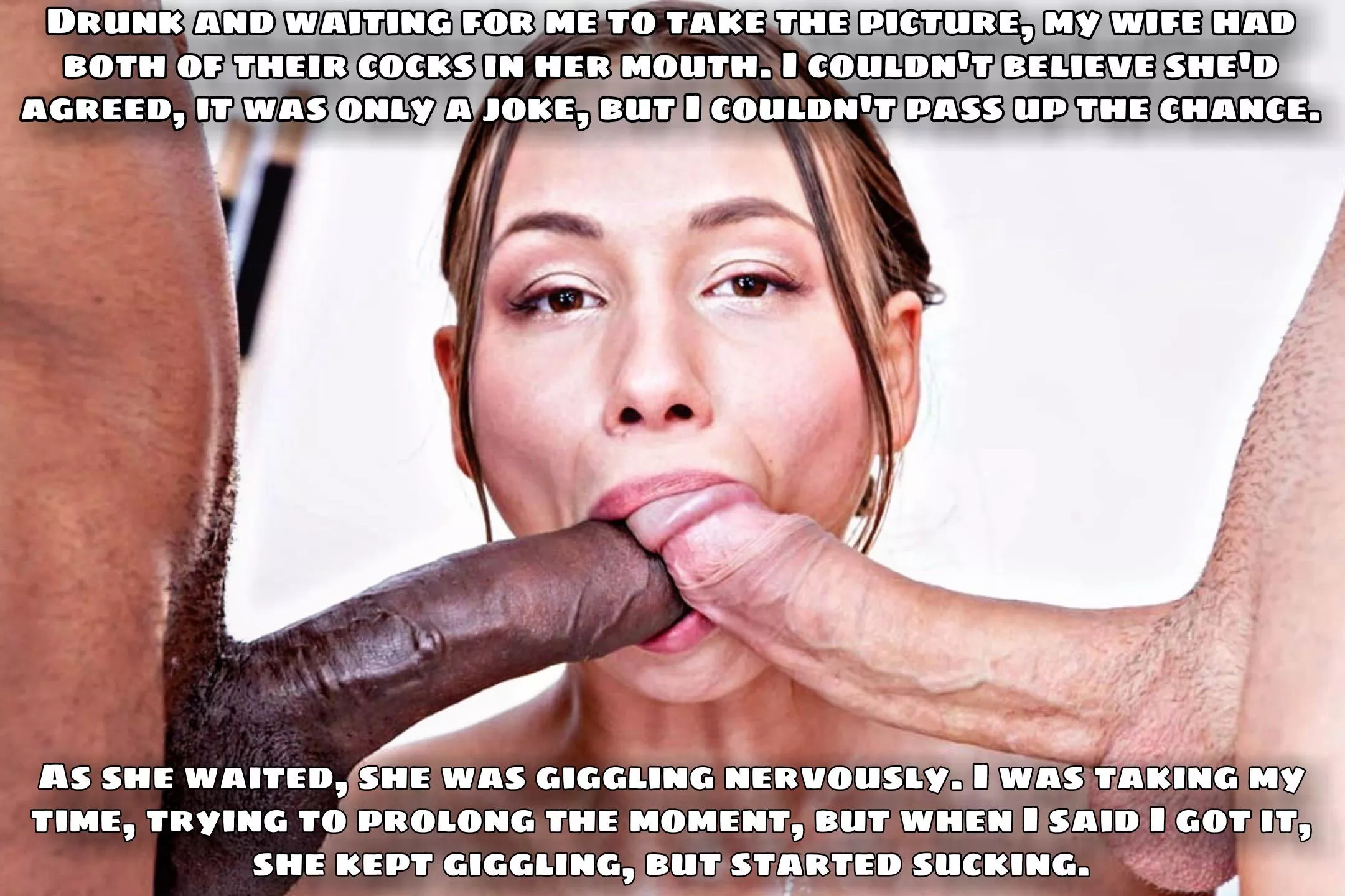 She kept giggling...