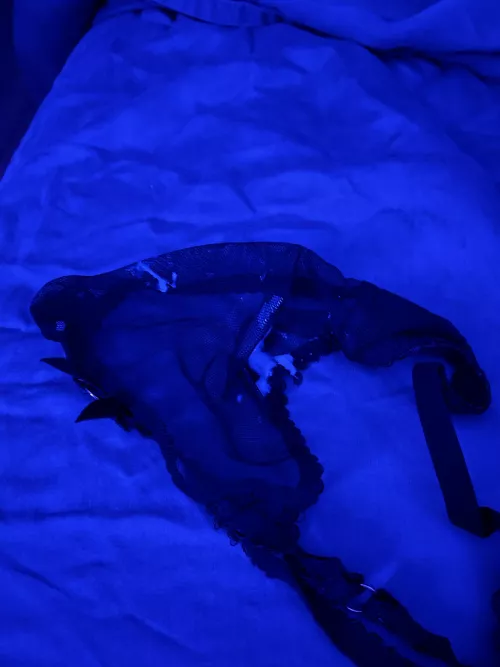 She let me finish on her panties