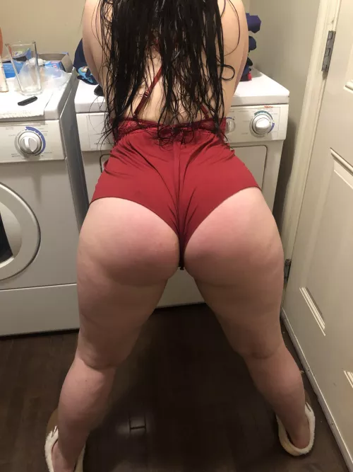 She Likes to dress up to do mom stuff like laundry ;)