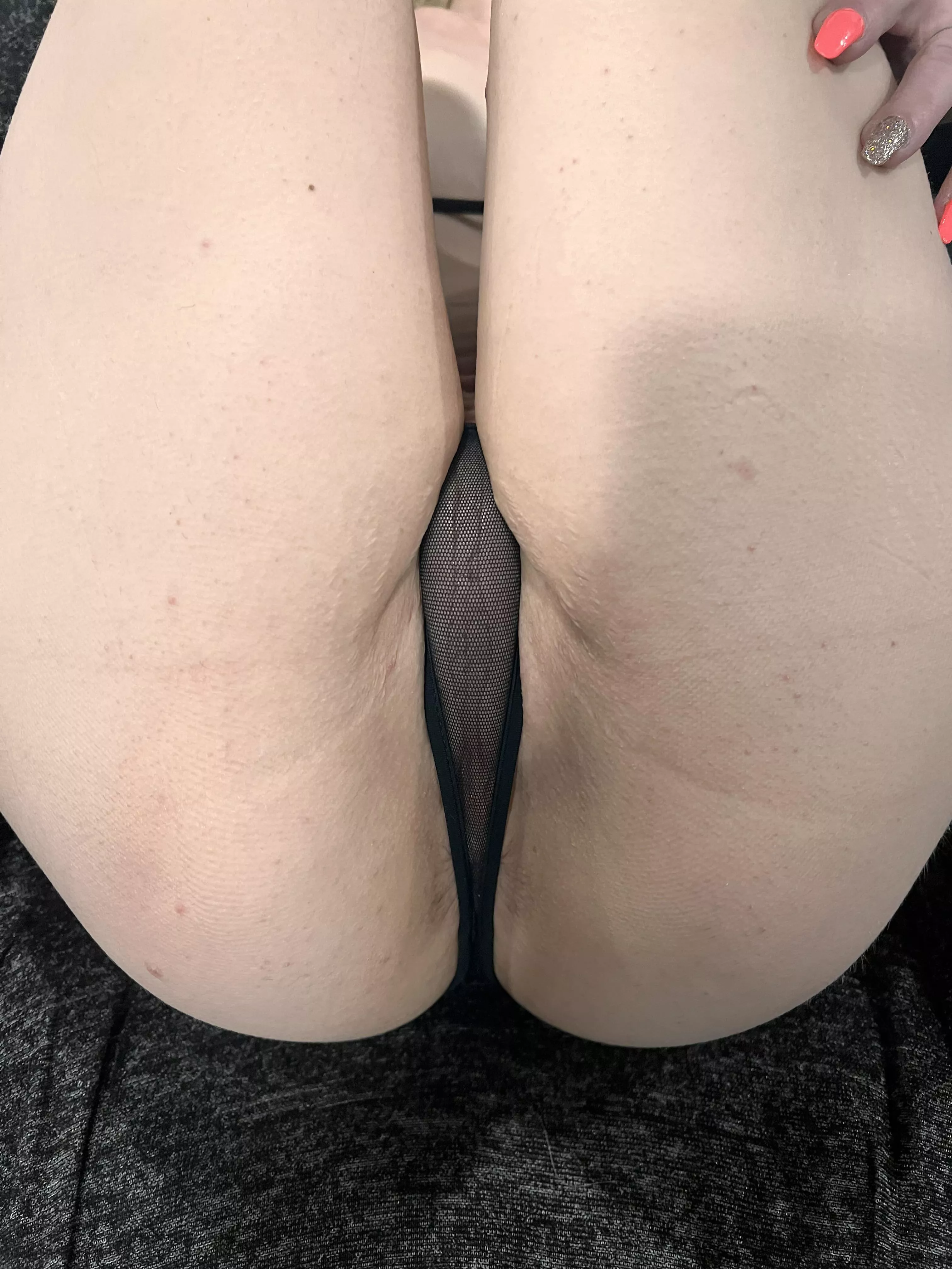 Sheer bikini bottoms 😈