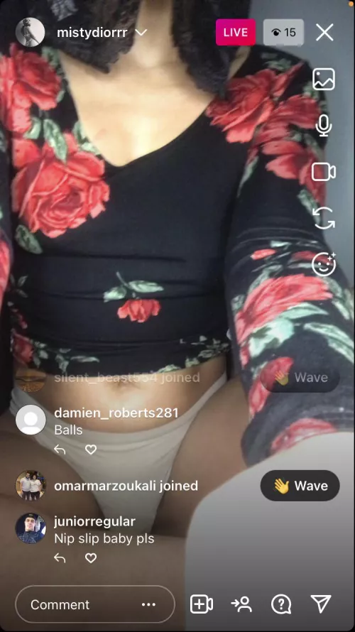 She’s live!