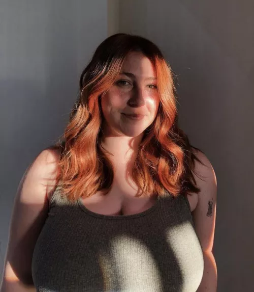 She’s not doing a good job of hiding them…