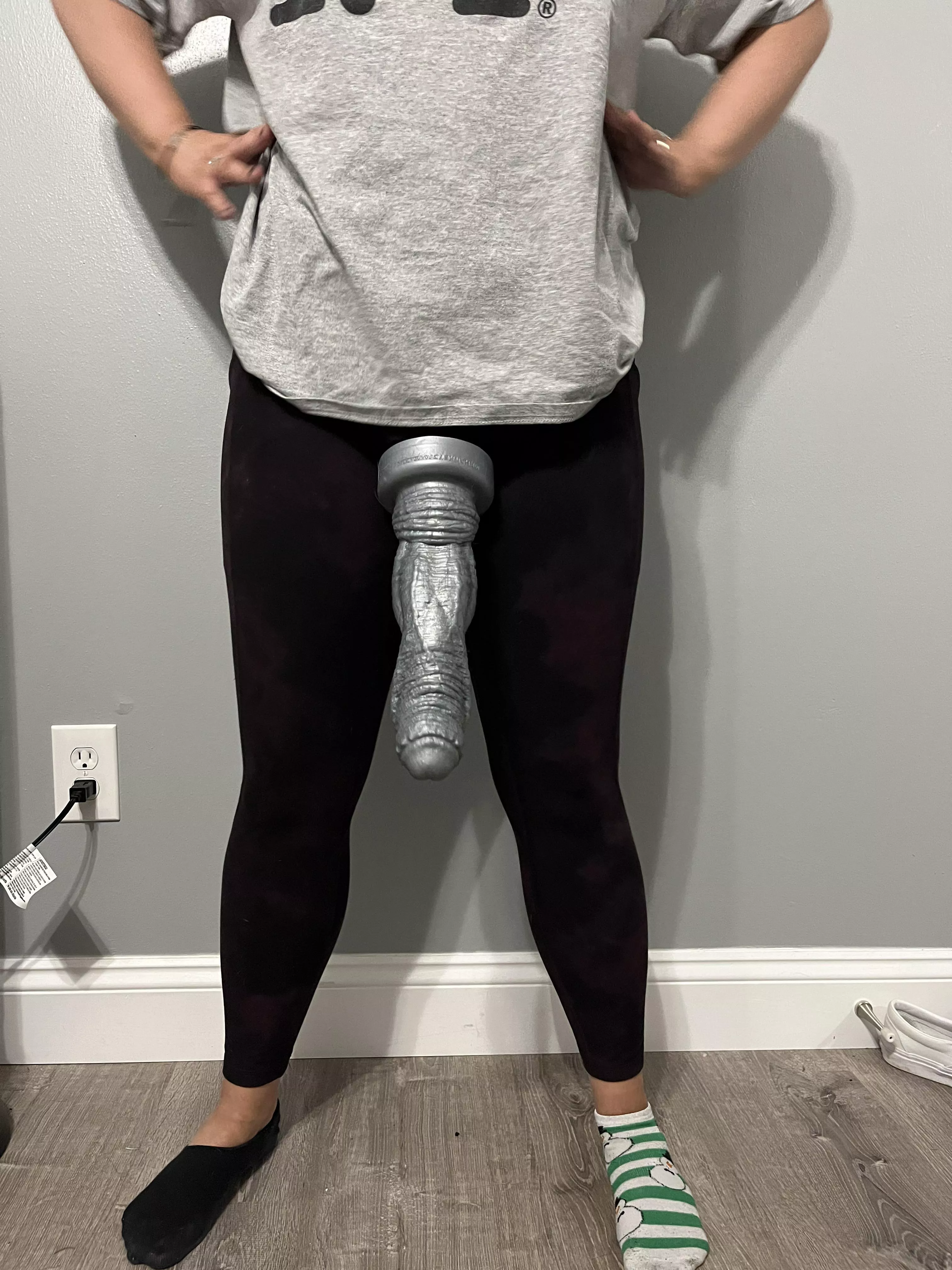 She’s trying it on for the first time She’s trying it on for the first time