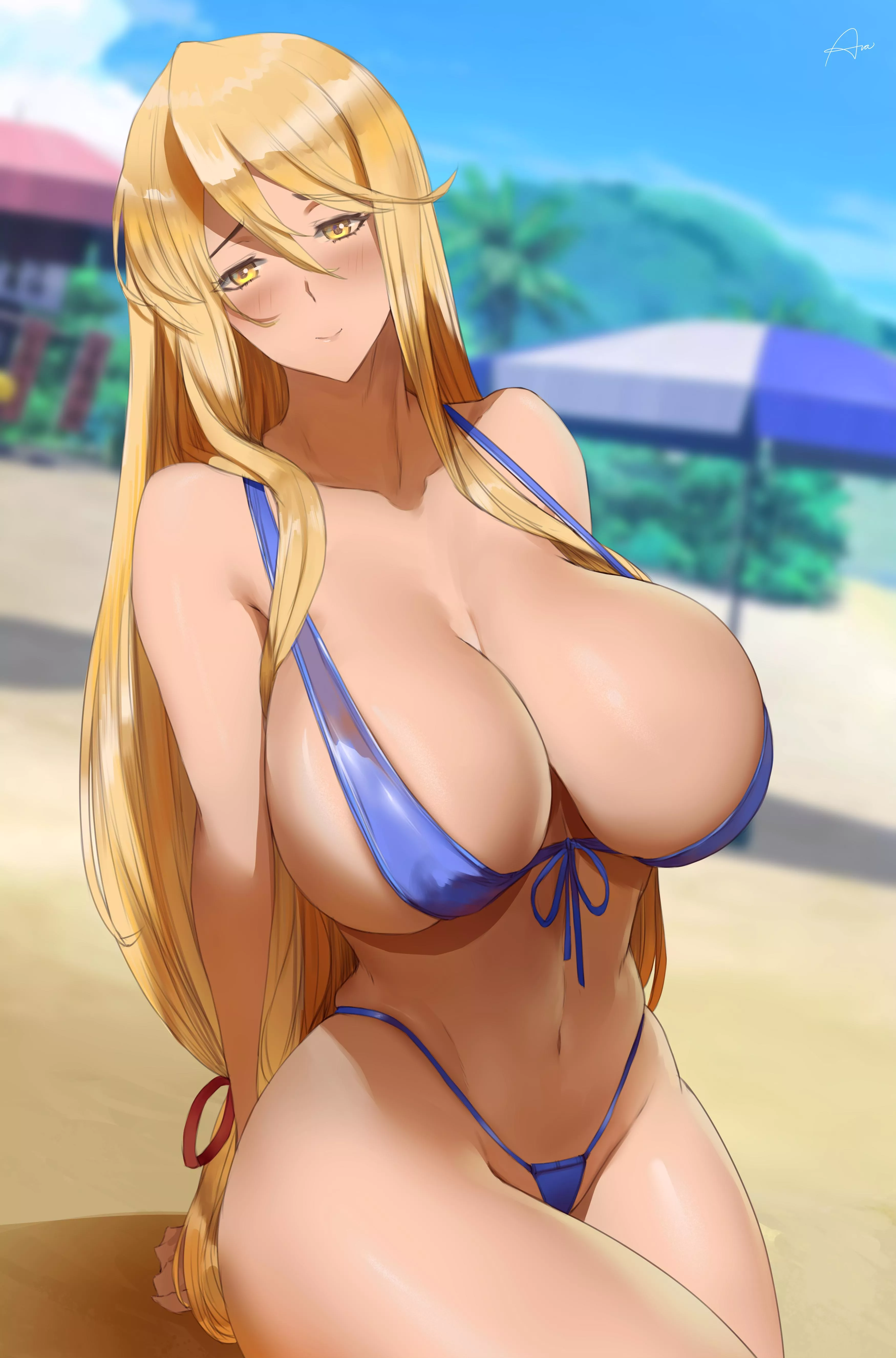 Shizuka Bikini Blush (Araneesama) [Highschool of the Dead ]