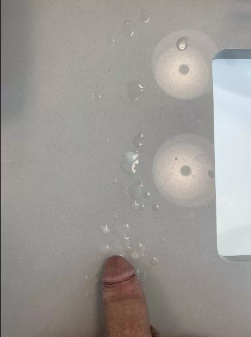 Shot on the bathroom counter. 39m.