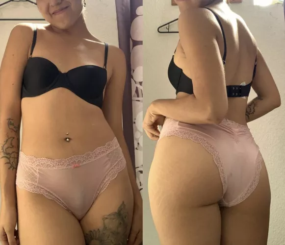 Should we leave them on? Or pull them to the side? [f]