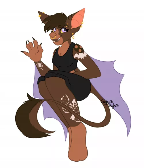 Show me your bat fursonas 💕 Art by me