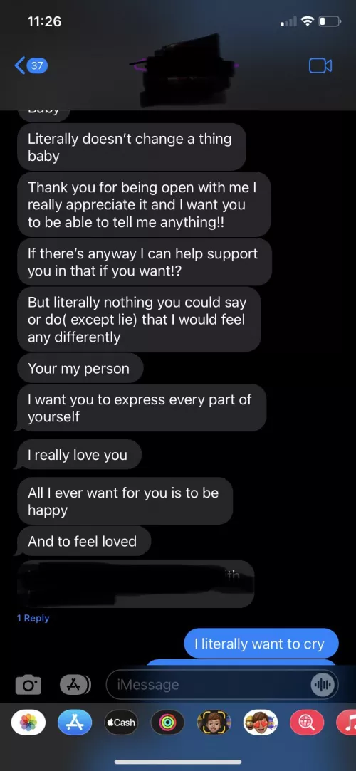 Showed my GF my Reddit account and told her about dressing. She’s a keeper.