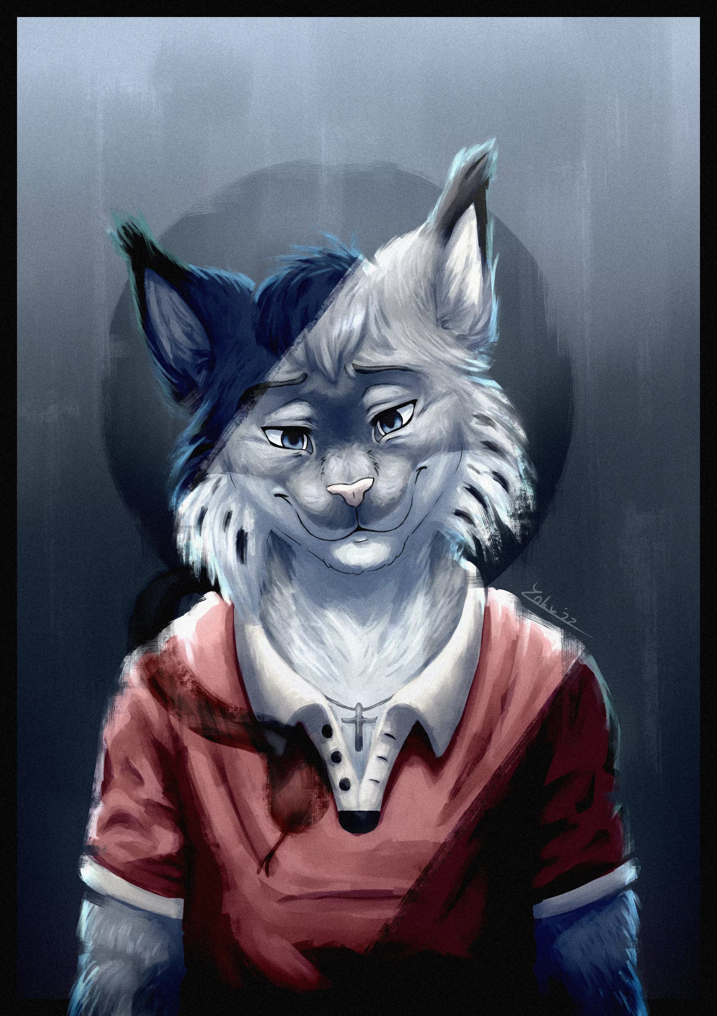 Sinful saint // TJ from Echo visual novel // Art by me