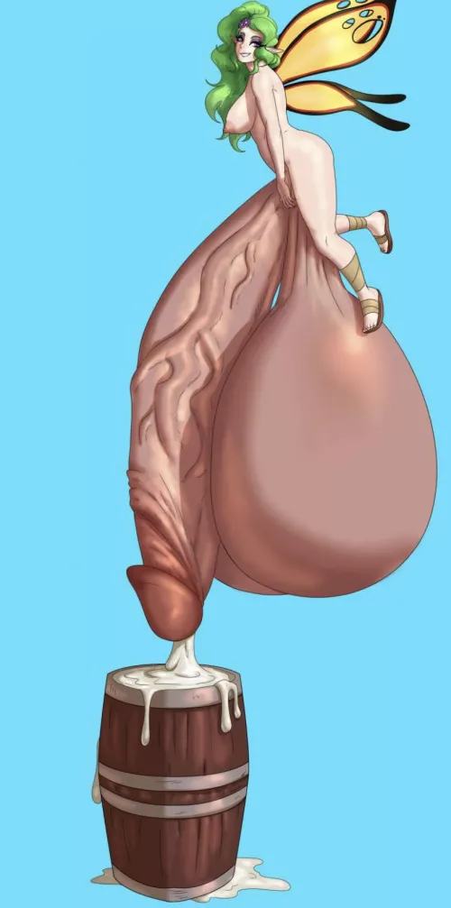 Small fairy big cock