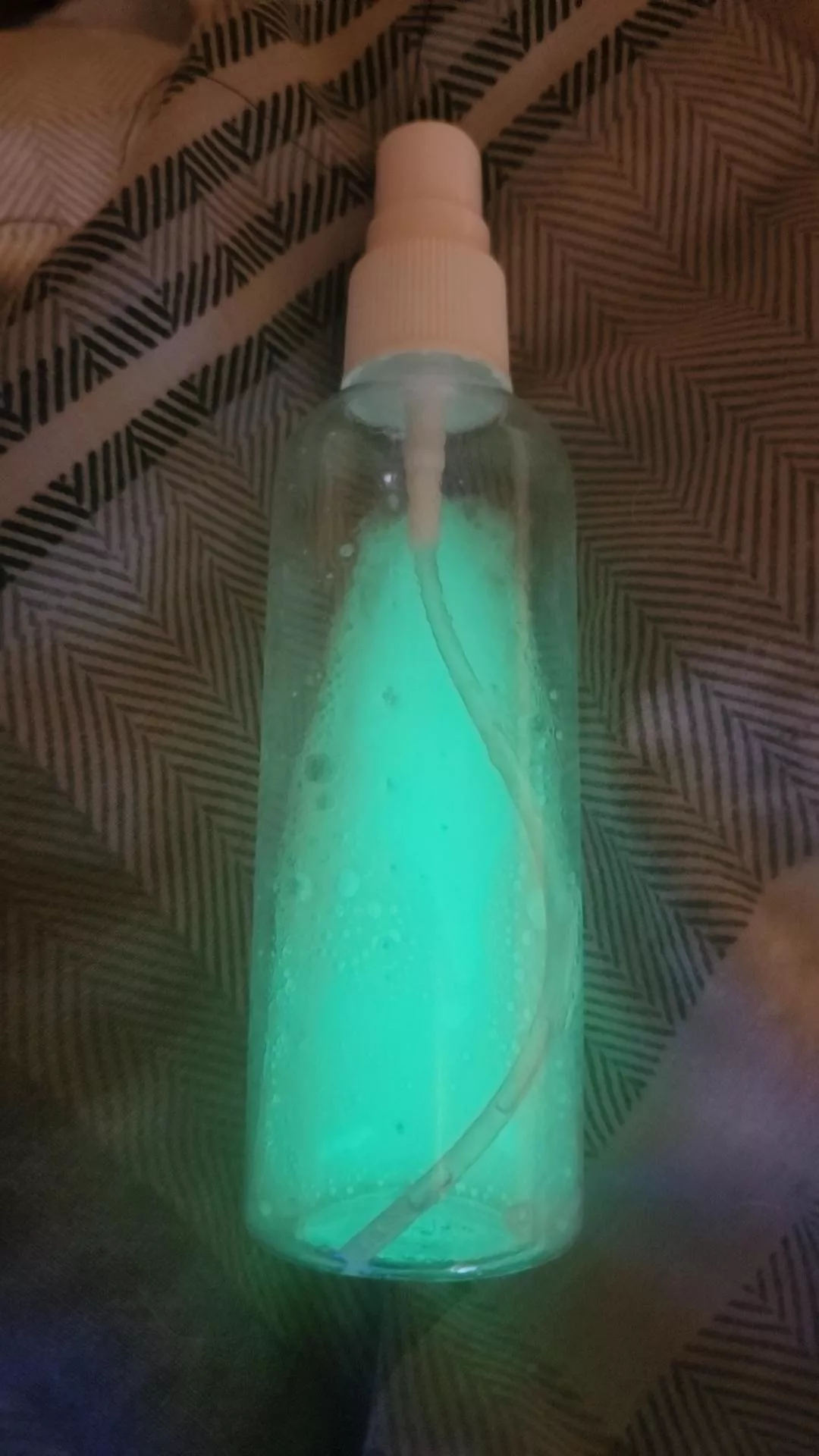 so I made a long last glow in the dark hairspray, good or bad for ravers?