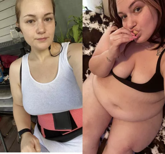 😋so much more fun being chubby