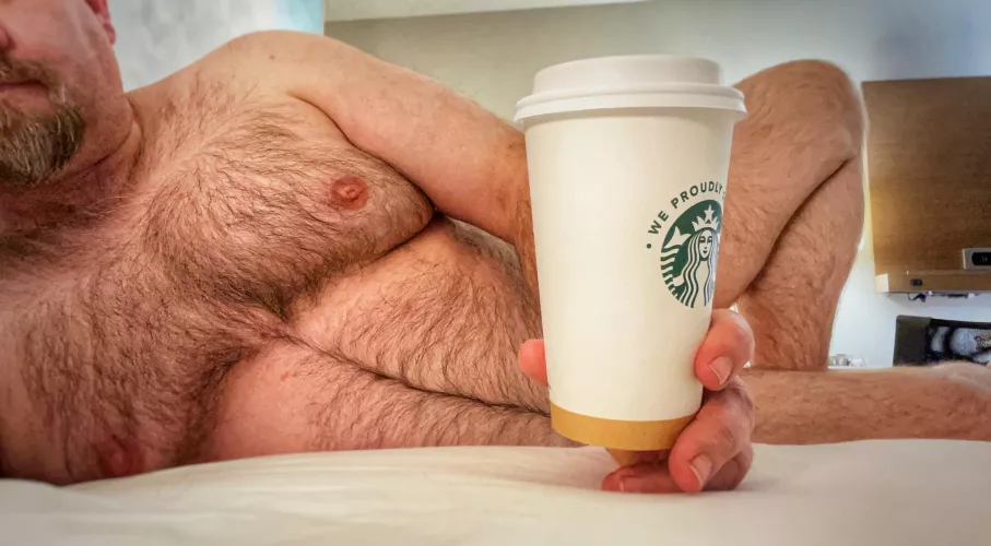 So…. Turns out, pants are required for buying coffee in the lobby. You’re going to have to get tomorrow’s cups.