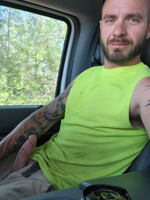 soaking up the AC 😈