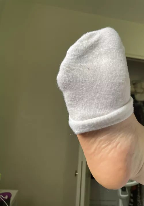 Socks half down, this is how I roll 😜