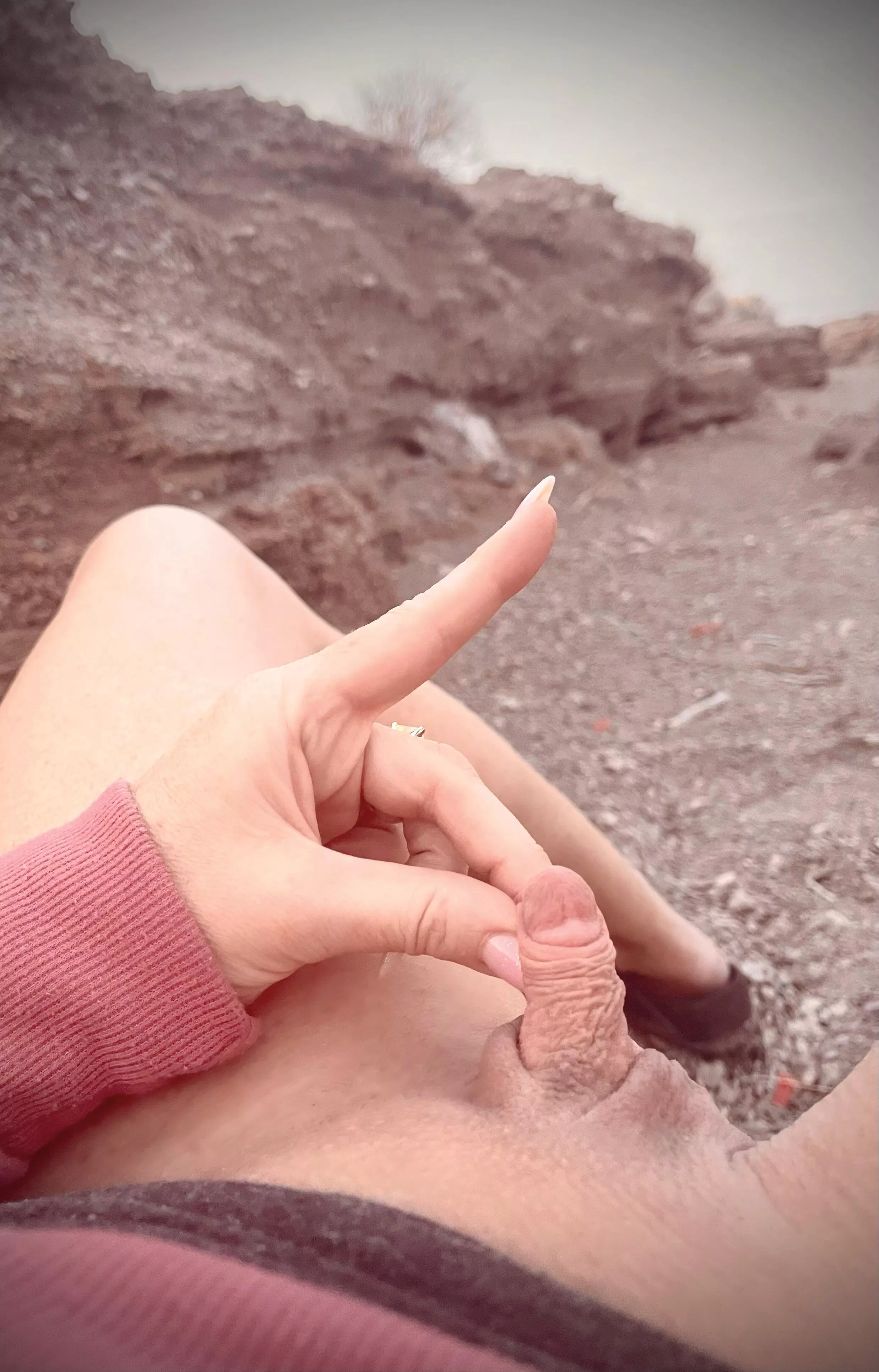 So…last week I was taking this photo for you guys in the desert when I got caught naked by 4 off-roading guys 😂