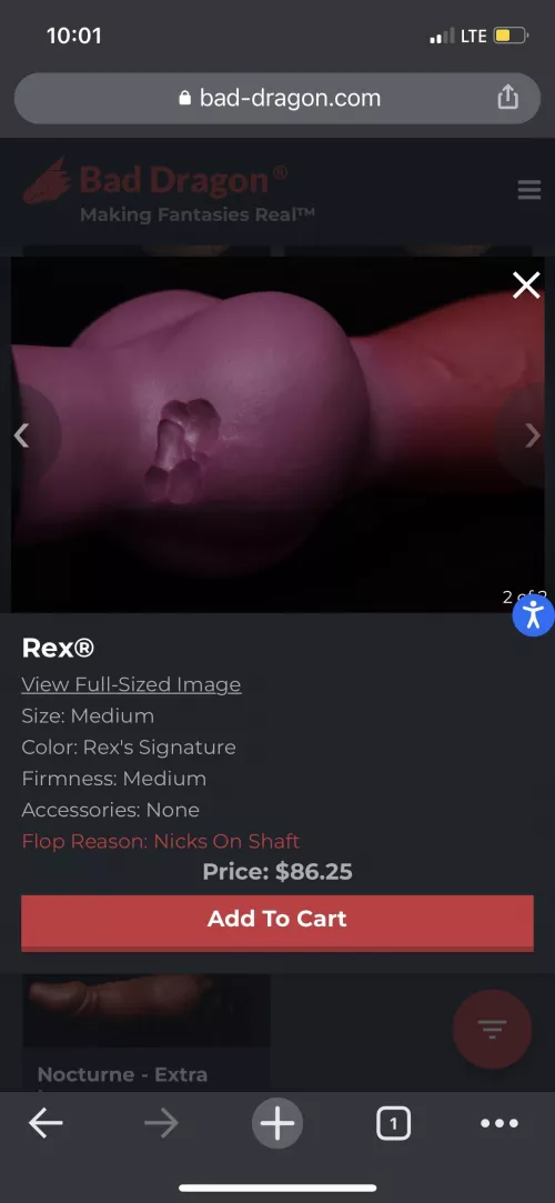 Someone at Bad Dragon was hungry lol